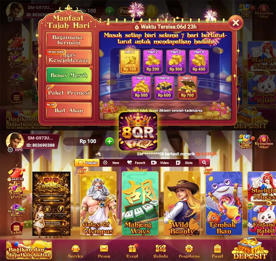 8qr Masuk